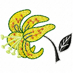 Flowers And Tree Embroidery Design 8 Flowers And Tree Embroidery Design 8